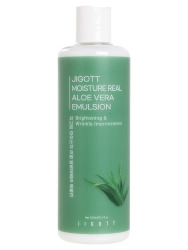  JGT Aloe Эмульсия увлажняющая с алоэ Jigott Moisture Real Aloe Vera Emulsion, 300ml