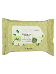  СМ Garden Салфетки косметические влажные Healing Tea Garden Greentea Cleansing Tissue 108ml