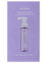  CLM Cleansing Масло для лица гидрофильное от черных точек с маслом жожоба celimax Derma Nature Fresh Blackhead Jojoba Cleansing Oil_Sachet(3ml)