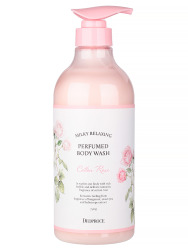  ДП Body Гель для душа с ароматом розы DEOPROCE MILKY RELAXING PERFUMED BODY WASH COTTON ROSE