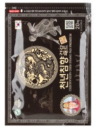  ПЛСТ Пластырь для тела с красным женьшенем и маслом удового дерева CHEONNYEON CHIM HYANG PAD PREMIUM набор 20шт