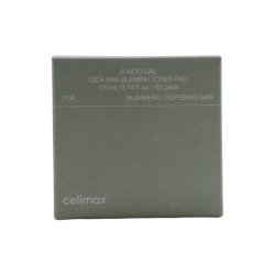  CLM Cica Пэды для лица успокаивающие с центеллой азиатской celimax Ji Woo Gae Cica BHA Blemish Toner Pad,60шт