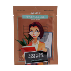  АЮМ QOM Маска на тканевой основе для лица расслабляющая Relax Mask Sheet 23ml