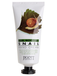  JGT HAND Крем для рук с муцином улитки JIGOTT REAL MOISTURE SNAIL HAND CREAM, 100ml