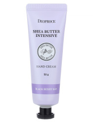  ДП HAND Крем для рук DEOPROCE SHEA BUTTER INTENSIVE HAND CREAM BLACK BERRY BAY 50g