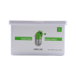  LBLG MASK Набор масок тканевых с центеллой азиатской LEBELAGE EVERYDAY CICA MASK PACK 400г/30шт