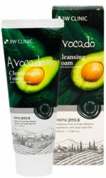  3W FOAM Пенка для умывания очищающая с авокадо CLINIC FOAM CLEANSING AVOCADO