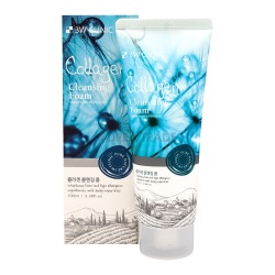  3W CF Пенка для умывания с коллагеном Collagen Cleansing Foam 100мл