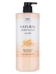  HPBH BODYWASH Гель для душа с экстрактом рисовых отрубей HAPPY BATH NATURAL BODY WASH BABY POWDER 900g