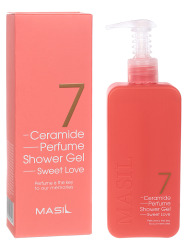  MAS CERAMIDE Гель для душа с керамидами и ароматом ириса MASIL 7 Ceramide perfume shower gel 300ml (SWEET LOVE)