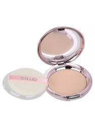  CELL PACT Пудра для лица компактная с зап.блоком CELLIO SHINING EX TWOWAY CAKE #13,13г*2