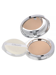  CELL PACT Пудра для лица с коллагеном компактная с зап.блоком CELLIO EX COLLAGEN TWOWAY CAKE #21,15г*2