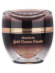  CELL CREAM Крем для лица омолаживающий с экстрактом икры и золота CELLIO PREMIUM GOLD CAVIAR CREAM,50мл