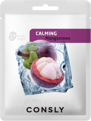  CNS F Маска для лица тканевая успокаивающая с экстрактом мангостина Mangosteen Calming Mask Pack 20мл