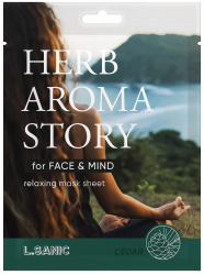  LSN Маска тканевая с экстрактом кедра и эффектом ароматерапии, 25мл, L.Sanic            
