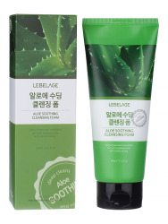  LBLG FOAM Пенка для умывания успокаивающая с экстрактом алоэ LEBELAGE ALOE SOOTHING CLEANSING FOAM 180ml