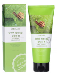  LBLG FOAM Пенка для умывания с муцином улитки LEBELAGE SNAIL REVITAL CLEANSING FOAM 180ml