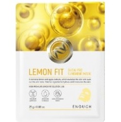  ЕНФ Маска на тканевой основе ENOUGH Lemon Fit Glow Sunshine Mask [25g]