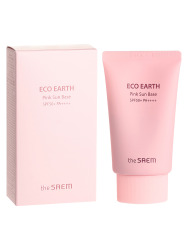  СМ Sun Крем-база для лица солнцезащитная с каламиновой пудрой Eco Earth Pink Sun Base SPF 50+ PA++++ 