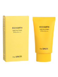  СМ Sun Крем для лица солнцезащитный легкий Eco Earth Light Sun Cream SPF 50+ PA++++ 50g