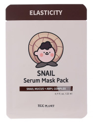  ДГМ EGG Маска на тканевой основе с муцином улитки EGG Planet Snail serum mask pack 22ml