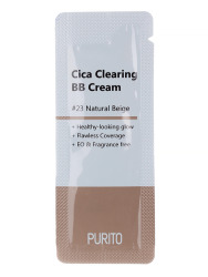  ПРТ BB Cream Крем ББ для чувствительной кожи с экстрактом центеллы азиатской PURITO Cica Clearing BB Cream #23 Natural Beige (sample)