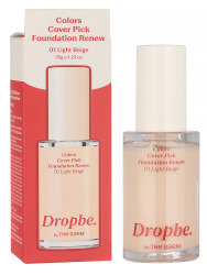  СМ Drop Be Тональная основа Drop Be Colors Cover Pick Foundation Renew 01 Light Beige
