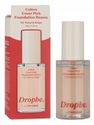  СМ Drop Be Тональная основа Drop Be Colors Cover Pick Foundation Renew 02 Natural Beige