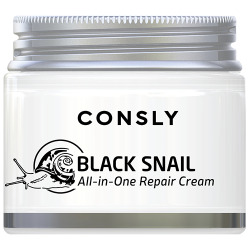  CNS CREAM Крем для лица многофункциональный восстанавливающий с муцином черной улитки Black Snail All-In-One Repair Cream, 70мл
