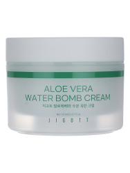  JGT Water bomb Крем для лица успокаивающий с алоэ Jigott Aloe Vera Water bomb Cream
