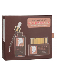  DR.CELLIO Набор уходовый для лица с муцином улитки [Korea City cream+serum set] DR.CELLIO PLUS GWANGJU BLACK SNAIL REPAIR CREAM+AMPOULE SERUM