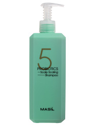  MAS 5PRO Шампунь для кожи головы глубокоочищающий с пробиотиками MASIL 5 PROBIOTICS SCALP SCALING SHAMPOO 500ml
