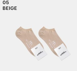  GGRN A TYPE(W-S-019) Носки женские короткие, бежевые, размер 35-39, A TYPE(W-S-019-05)ADULTS