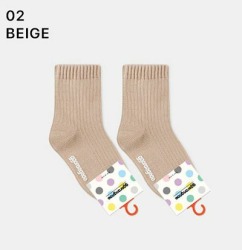  GGRN D TYPE(OD-B-028-L) Носки детские длинные (возраст 5-6 лет), бежевые, D TYPE(OD-B-028-L-02)BABY