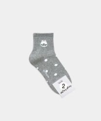  GGRN B TYPE(W-L-045) Носки женские длинные, серые с принтом, размер 35-39, B TYPE(W-L-045-02)ADULTS