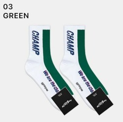  GGRN C TYPE(M-L-076) Носки мужские длинные, белые с надписью, размер 39-44, C TYPE(M-L-076-03)ADULTS