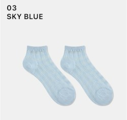  GGRN A TYPE(W-S-059) Носки женские короткие, голубые, размер 35-39, A TYPE(W-S-059-03)ADULTS