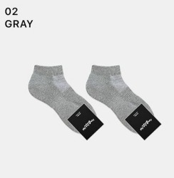  GGRN D TYPE(M-S-002) Носки мужские короткие, серые, размер 39-44, D TYPE(M-S-002-02)ADULTS