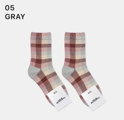  GGRN B TYPE(W-L-213) Носки женские длинные, разноцветные в клетку, размер 35-39, B TYPE(W-L-213-05)ADULTS