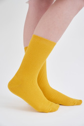  GGRN I TYPE(W-L-300) Носки женские длинные, желтые, размер 35-39, I TYPE(W-L-300-02)ADULTS