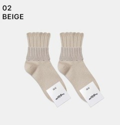  GGRN I TYPE(W-L-021) Носки женские длинные, бежевые, размер 35-39, I TYPE(W-L-021-02)ADULTS