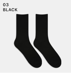  GGRN C TYPE(M-L-110) Носки мужские длинные, черные, размер 39-44, C TYPE(M-L-110-03)ADULTS