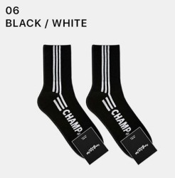  GGRN C TYPE(M-L-092) Носки мужские длинные , черные с надписью, размер 39-44, C TYPE(M-L-092-06)ADULTS