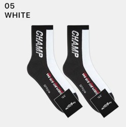  GGRN C TYPE(M-L-076) Носки мужские длинные, черно-белые с надписью, размер 39-44, C TYPE(M-L-076-05)ADULTS