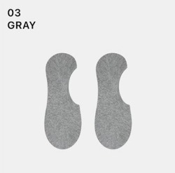  GGRN B TYPE(M-F-026) Носки мужские короткие, серые, размер 39-44, B TYPE(M-F-026-03)ADULTS