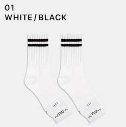  GGRN B TYPE(W-L-328) Носки женские длинные, белые в полоску, размер 35-39, B TYPE(W-L-328-01)ADULTS