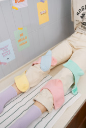  GGRN B TYPE(W-L-265) Носки женские длинные, голубой, размер 35-39, B TYPE(W-L-265-03)ADULTS