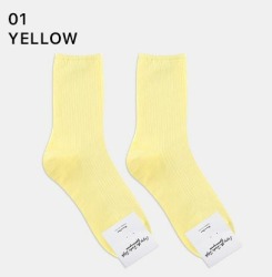  GGRN B TYPE(W-L-265) Носки женские длинные, желтый, размер 35-39, B TYPE(W-L-265-01)ADULTS