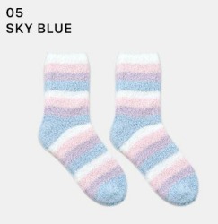  GGRN J TYPE(WT-T-013) Носки женские теплые, разноцветные в полоску, размер 35-39, J TYPE(WT-T-013-05)ADULTS