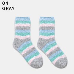  GGRN J TYPE(WT-T-013) Носки женские теплые, разноцветные в полоску, размер 35-39, J TYPE(WT-T-013-04)ADULTS